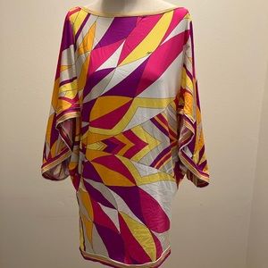 Multicolor Boatneck Top L
